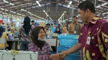 Kepala Badan Pengembangan Sumber Daya Manusia Industri (BPSDMI) Kemenperin, Eko S.A. Cahyanto pada Pembukaan Diklat 3in1 Operator Jahit Upper Alas Kaki Angkatan I-V Tahun 2020 di Garut