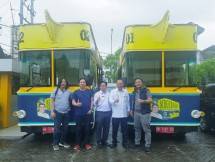 Momen HPN 2020, Paman Birin Launching Bus Wisata Kalsel 