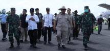 Pangkogabwilhan I Dampingi Menhan dan Menkes di Natuna