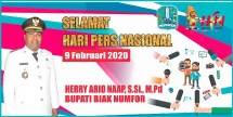 Bupati Biak Numfor Gerry Naap: Pers adalah Mitra Pemerintah 