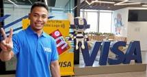Eko Yuli Irawan merupakan atlet Indonesia pertama yang bergabung dalam Team Visa untuk ajang Olympic Games Tokyo 2020, 