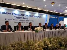 Jajaran Direksi Bank BRI setelah RUPS 