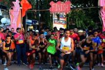 Empat Prajurit Marinir Ikuti Fun Run Unair di Surabaya