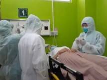 Simulasi Pasien Corona di RSUP dr Kariadi Semarang