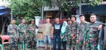 Danyon Ranratfib 1 Mar Tinjau Rumah Prajurit Terdampak Banjir