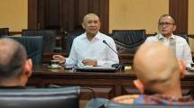 Menteri Koperasi dan UKM Teten Masduki saat menerima kunjungan anggota HIPMI (Foto: Humas Kemenkop dan UKM)