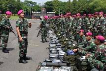 Komandan Pasmar 1 Gelar Apel Kesiapan PPRC TNI 