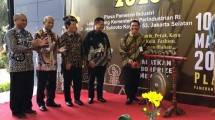 Sekretaris Direktorat Jenderal Industri Kecil, Menengah dan Aneka (IKMA) Kemenperin Agus Tavip Riyadi saat membuka pameran kerajinan Jogja Istimewa 2020