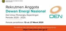 Pendaftaran Anggota DEN
