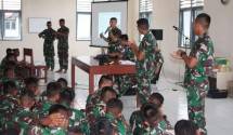 Yonif 11 Mar dan Menkav 3 Mar Terima Penyuluhan Pencegahan Virus Corona