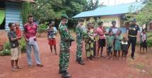 Satgas Yonif 411 Kostrad-Lintas Sektoral Sota Gencarkan Sosialisasi Pencegahan Covid-19 di Perbatasan