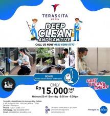 Antisipasi Covid-19, Teraskita Hotel Jakarta Tawarkan Paket Deep Clean & Sanitize