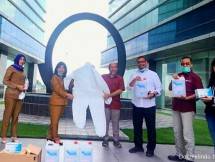 Pelindo 1 Bantu Puskesmas Labuhan, Al Washliyah & Posko Jurnalis Medan Utara