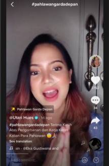 #samasamadirumah hastag viral aplikasi tiktok
