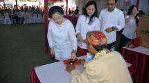 Presiden RI ke-5 Megawati mencoblos di Kebagusan. (Foto: IST)
