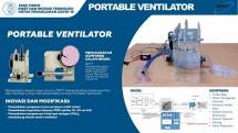 Badan Pengkajian dan Penerapan Teknologi (BPPT) mengembangkan ventilator portabel 