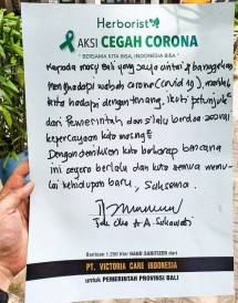 Victoria Care Indonesia dengan cepat turut ambil bagian untuk membantu penyediaan produk yang sedang dibutuhkan oleh masyarakat Indonesia