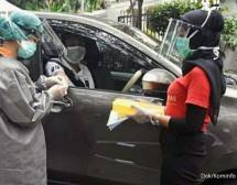 Rapid Test Covid-19 dengan cara Drivethru