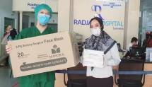 Cucu Wapres Ma'ruf Amin Bagikan Alkes di Sejumlah Rumah Sakit
