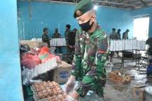 TNI Gelar Dapur Umum Ringankan Beban Masyarakat dari Dampak Covid-19
