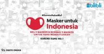 Blibli Gandeng Komunitas Masker untuk Indonesia Berikan Masker Kain untuk Masyarakat