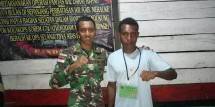 Wujudkan Mimpi Putra Papua Jadi TNI, Personel Yonif 411 Kostrad Tempa Roni Kabarjay