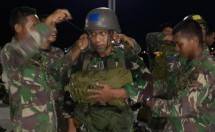 Korps Marinir Tetap Waspada, Terjun Statik Malam Hari