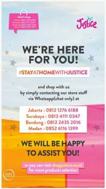 Justice Ajak Anak Pra-Remaja Putri untuk Tetap Aktif dan Semangat di Rumah