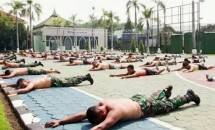 ilustrasi berjemur tentara hindari corona (ist) 