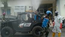 Aksi Peduli Prajurit Marinir Melawan Virus Covid-19 di Surabaya dan Sidoarjo 