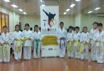Peserta latihan taekwondo sejak usia dini