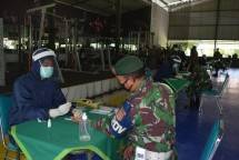 Prajurit Brigif Para Raider 18/Kostrad Gelar Rapid Test Cegah Covid-19