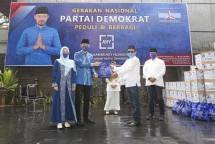 Ketum Partai Demokrat AHY Donasi Ribuan Bantuan Kemanusiaan