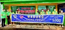 Nasi-Lauk Seharga Rp 5000 Donasi Lions Clubs untuk Masyarakat Terdampak Covid-19