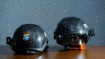 Keren, Polda Riau Gunakan Smart Helmed Thermal 'Robocop' Canggih Tangani Covid-19
