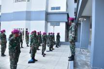 100 Prajurit Marinir Dukung Penyiapan RSD Wisma Atlet Kemayoran