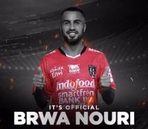 Gelandang Bali United Brwa Nouri 
