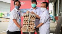 Dukung Program Warung Tetangga, Berdikari dan BGR Logistics Distribusikan 5.040 kg Telur