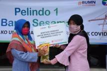 Pelindo I-KodimI/BB Salurkan Bantuan Sembako ke Masyarakat