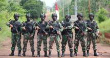 Prajurit Kistrad Giatkan Patroli Batas Negara 
