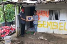 Relawan Gugus Tugas Penanganan Covid-19 Pusat berikan bantuan 