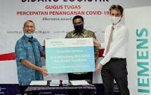 Siemens Indonesia Sumbang APD dan Ventilator untuk 61 RS Rujukan COVID-19