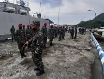 Sejumlah Tamtama Remaja Perkuat Yonmarhanlan X Jayapura