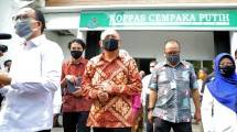 Menkop dan UKM Teten Masduki saat meninjau Koppas Cempaka Putih 