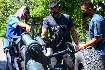 Yonhow 2 Mar Laksanakan Penyiapan Meriam 105 MM
