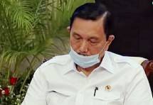 Menko Maritim dan Investasi Luhut Binsar Pandjaitan (foto Captured Video Rapat Kabinet Paripurana di Youtube) 
