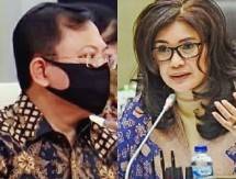 Menteri Kesehatan Terawan dan Ketua Komisi IX DPR RI Felly 