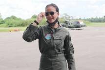 Letda Alberta Injilia, Penerbang Helikopter di Perbatasan RI-Malaysia/foto minews