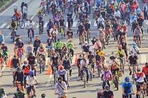 Masyarakat bersepeda di area CFD Jakarta (ist) 