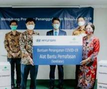 Hyundai Motor Company Serahkan Bantuan Ventilator 